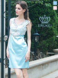 [送料無料][Glitter]ブルー・ピンク・タイト・ミニドレス・ワンピース[即日発送][大きいサイズあり]