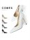 画像1: [送料無料][COMEX]シルバー・ブラック・ハイヒール・ポインテッドトゥ・ピンヒール・ヒール10cm・ラメ・パンプス[大きいサイズあり] (1)