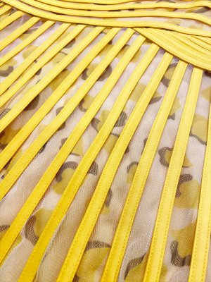 画像8: [送料無料][ERUKEI]レッド・パープル・グリーン・イエロー・立体斜線・プリント・ライン・ミニドレス・ワンピース[即日発送][大きいサイズあり]