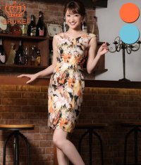 [送料無料][ERUKEI]プリント・ペインティング・ノースリーブ・ミニドレス・ワンピース[即日発送][大きいサイズあり]