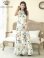 画像7: [送料無料][GINZA COUTURE]ブラック・ホワイト・花柄・プリント・サテン・ノースリーブ・Aライン・ハイウエスト・ロングドレス [即日発送][大きいサイズあり]