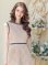画像4: [送料無料][GINZA COUTURE]ベージュ・ネイビー・レッド・ツイード・フリンジ・パイピング・ノースリーブ・ハイウエスト・Aライン・ミディアムドレス・ワンピース[即日発送][大きいサイズあり]