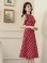 画像14: [送料無料][GINZA COUTURE]ベージュ・ネイビー・レッド・ツイード・フリンジ・パイピング・ノースリーブ・ハイウエスト・Aライン・ミディアムドレス・ワンピース[即日発送][大きいサイズあり]