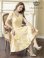 画像13: [送料無料][GINZA COUTURE]ブルー・ホワイト・イエロー・花柄・ジャガード・切り替え・Aライン・半袖・ミディアムドレス・ワンピース[即日発送][大きいサイズあり]