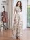 画像7: [送料無料][GINZA COUTURE]ブラック・ブラウン・ピンク・ノースリーブ・花柄・大人カラー・ハイウエスト・Aライン・ノースリーブ・ロングドレス[即日発送][大きいサイズあり]