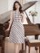 画像8: [送料無料][GINZA COUTURE]ブラック×イエロー・ブラック×レッド・チェック・ツイード・Aライン・ノースリーブ・ミディアムドレス・ワンピース[即日発送][大きいサイズあり]
