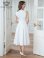 画像3: [送料無料][GINZA COUTURE]ホワイト・ワインレッド・ワンカラー・サテン・シンプル・ノースリーブ・切替・Aライン・フレア・ミディアムドレス・ワンピース[即日発送][大きいサイズあり] (3)