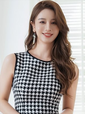 画像4: [送料無料][GINZA COUTURE]ホワイト×ブラック・千鳥格子・チェック・ツイード・パイピング・ノースリーブ・マーメイド・シンプル・ミディアムドレス・ワンピース[即日発送][大きいサイズあり]