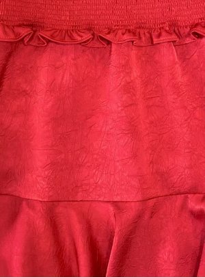 画像14: [送料無料][GINZA COUTURE]ブラック×ホワイト・ホワイト・ロイヤルブルー・レッド・花柄・プリント・ワンカラー・首元フリル・ウエストマーク・アメリカンスリーブ・ティアード・Aライン・ミニドレス・ワンピース[即日発送][大きいサイズあり]