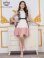 画像5: [送料無料][GINZA COUTURE]ホワイト×ピンク・ホワイト×ブラック・ノースリーブ・パイピング・サイドレース・切替・Aライン・フレア・ミニドレス・ワンピース[即日発送][大きいサイズあり]