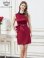 画像1: [送料無料][GINZA COUTURE]ワインレッド・ネイビー・バイカラー・サテン・シンプル・ハイネック・リボンベルト・ノースリーブ・タイト・ミニドレス・ワンピース[即日発送][大きいサイズあり] (1)