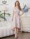 画像5: [送料無料][GINZA COUTURE]グレー×オレンジ・ノースリーブ・カットアウト・花柄・ジャガード・フィッシュテール・Aライン・ミディアムドレス・ワンピース[即日発送][大きいサイズあり] (5)