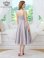 画像9: [送料無料][GINZA COUTURE]ネイビー・グレー・ワインレッド・ホワイト・ワンカラー・シンプル・サテン・ノースリーブ・フレア・Aライン・ミディアムドレス・ワンピース[即日発送][大きいサイズあり] (9)