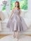 画像12: [送料無料][GINZA COUTURE]ネイビー・グレー・ワインレッド・ホワイト・ワンカラー・シンプル・サテン・ノースリーブ・フレア・Aライン・ミディアムドレス・ワンピース[即日発送][大きいサイズあり] (12)