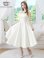 画像5: [送料無料][GINZA COUTURE]ホワイト・ワインレッド・ワンカラー・シンプル・サテン・ノースリーブ・フレア・Aライン・ミディアムドレス・ワンピース[即日発送][大きいサイズあり] (5)