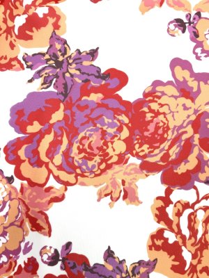 画像7: [送料無料][GINZA COUTURE]イエロー・レッド・シフォン・キャミソール・オフショルダー・花柄・プリント・ワンピース・ロングドレス[即日発送][大きいサイズあり]