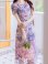 画像2: [送料無料][GINZA COUTURE]ピンク・花柄・半袖・チュール・レース・Aライン・ミディアムドレス・ワンピース[即日発送][大きいサイズあり] (2)