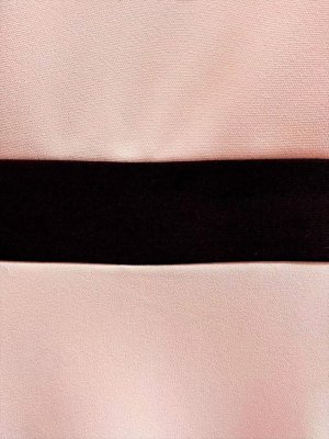 画像7: [送料無料][GINZA COUTURE]ブラック×ホワイト・ベージュ×ブラック・バイカラー・ケープ付き・切替・タイト・ミディアムドレス・ワンピース[即日発送][大きいサイズあり]