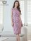 画像2: [送料無料][GINZA COUTURE]パープル・ブルー・ツイード・フリンジ・ノースリーブ・ベルト・タイト・膝丈・ミディアムドレス・ワンピース[即日発送][大きいサイズあり] (2)