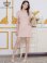 画像11: [送料無料][GINZA COUTURE]アイボリー・ピンク・半袖・パール・ラインストーン・Aライン・ミニドレス・ワンピース[即日発送][大きいサイズあり]