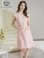 画像2: [送料無料][GINZA COUTURE]ピンク・ホワイト・イエロー・ワンカラー・ツイード・フリンジ・ノースリーブ・ビジューボタン・ポケット・Aライン・ミニドレス・ワンピース[即日発送][大きいサイズあり] (2)