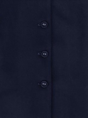 画像7: [送料無料][GINZA COUTURE]ワインレッド・ネイビー・ワンカラー・シンプル・ノースリーブ・前ボタン・リボンベルト・ポケット・Aライン・ミディアムドレス・ワンピース[即日発送][大きいサイズあり]