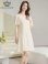 画像2: [送料無料][GINZA COUTURE]アイボリー・ブラック・ワンカラー・ラインストーン・パール・フリルスリーブ・Aライン・シンプル・ミニドレス・ワンピース[即日発送][大きいサイズあり] (2)