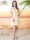 画像11: [送料無料][GINZA COUTURE]ピンク・イエロー・ワンカラー・フリンジジャガード・ラインストーン・パール・半袖・フリル・Aライン・ミニドレス・ワンピース[即日発送][大きいサイズあり] (11)