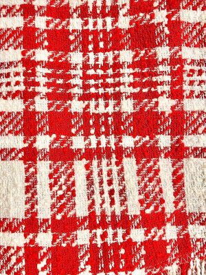 画像12: [送料無料][GINZA COUTURE]ブラック・レッド・ピンク・ツイード・チェック・半袖・ミディアムドレス・ワンピース[即日発送][大きいサイズあり]