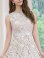 画像10: [送料無料][GINZA COUTURE]ブラック・ホワイト・総レース・フラワーレース・ノースリーブ・Aライン・ミディアムドレス・ワンピース[即日発送][大きいサイズあり]