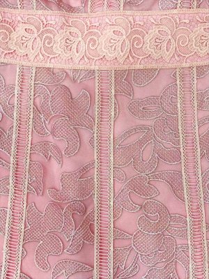 画像13: [送料無料][ERUKEI]ブラック・ホワイト・ピンクノースリーブ・レース・Vネック・切替・Aライン・ミディアムドレス・ワンピース[即日発送][大きいサイズあり]