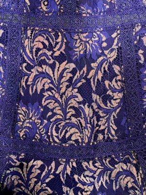 画像13: [送料無料][ERUKEI]ホワイト・ピンク・ネイビー・オーロラ・総レース・ノースリーブ・プチハイネック・プリンセス・Aライン・ロングドレス[即日発送][大きいサイズあり]