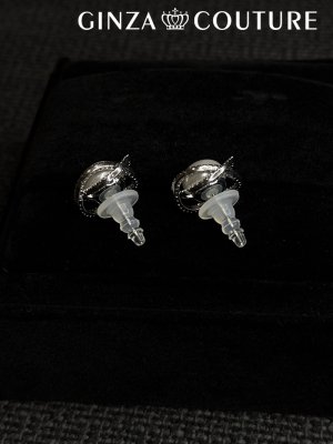 画像2: [ジュエリー][ピアス]シルバー・ストーン・パール・シンプル・スタッドピアス