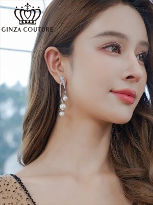 画像2: [ジュエリー][ピアス]シルバー・ストーン・ゴージャス・パール・スタッドピアス[即日発送]
