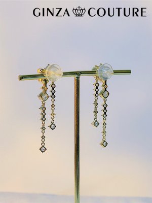 画像4: [ジュエリー][ピアス]シルバー・ゴールド・ストーン・パール・スタッドピアス[即日発送]