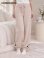 画像1: [LUNIQUE GINZA]ベージュ・もこもこ・パンダ・アニマル柄・あったか・薄手・ロングパンツ・パジャマ・ルームウェア[即日発送] (1)