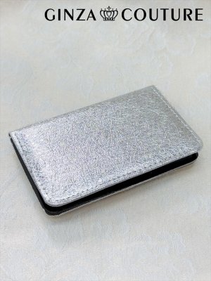 画像3: [カードケース]シルバー・ピンク・ラインストーン・名刺入れ・カードケース[即日発送]