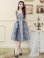 画像11: [送料無料][GINZA COUTURE]ピンク・ブラック・レッド・オレンジ・レオパード柄・ジャガード・ポケット付き・フレア・Aライン・ノースリーブ・ミディアムドレス・ワンピース[即日発送][大きいサイズあり]