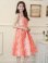 画像18: [送料無料][GINZA COUTURE]ピンク・ブラック・レッド・オレンジ・レオパード柄・ジャガード・ポケット付き・フレア・Aライン・ノースリーブ・ミディアムドレス・ワンピース[即日発送][大きいサイズあり]