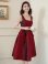 画像14: [送料無料][GINZA COUTURE]ピンク・ブラック・レッド・オレンジ・レオパード柄・ジャガード・ポケット付き・フレア・Aライン・ノースリーブ・ミディアムドレス・ワンピース[即日発送][大きいサイズあり]