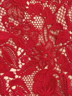 画像19: [送料無料][SETTAN]ブラック・ホワイト・ベージュ・レッド・ケミカルレース・総レース・ノースリーブ・Aライン・フレア・ミニドレス・ワンピース[即日発送][大きいサイズあり]