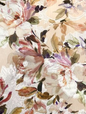 画像19: [送料無料][SETTAN]ヴィヴィットピンク・ライトピンク・ホワイト・ベージュ×プリント・プリント・オレンジ・Vネック・ノースリーブ・シンプル・サテン・上品・肩リボン・切替・Aライン・ロングドレス[即日発送][大きいサイズあり]