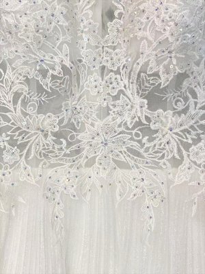 画像7: [送料無料][SETTAN]イエロー・レッド・ホワイト・ノースリーブ・ラメ・ラインストーン・プリーツ・刺?・レース・シアー・エレガント・Aライン・ロングドレス[即日発送][大きいサイズあり]