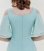 画像17: [送料無料][GINZA COUTURE]グリーン・オレンジ・ホワイト・オープンショルダー・ポイントレース・無地・タイト・ミニドレス・ワンピース[即日発送][大きいサイズあり]