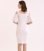 画像9: [送料無料][GINZA COUTURE]グリーン・オレンジ・ホワイト・オープンショルダー・ポイントレース・無地・タイト・ミニドレス・ワンピース[即日発送][大きいサイズあり]