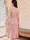 画像3: [送料無料][GINZA COUTURE]ピンク・パープル・ブラウン・ホワイト・レース・ノースリーブ・マーメイドライン・ミディアムドレス・ワンピース[即日発送][大きいサイズあり]