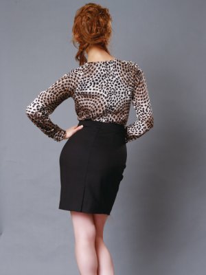 画像3: [送料無料][ERUKEI]ブラウン・グレー・レオパード・セットアップ風・ミニドレス・ワンピース[即日発送][大きいサイズあり]