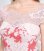 画像15: [SETTAN]ピンク・ブルー・フレア・レース・花柄・キュート・ミディアムドレス・ワンピース