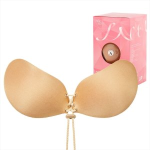 画像12: [ヌーブラジャパン]ベージュ・ヌーブラ・シームレス・レースアップ[即日発送]