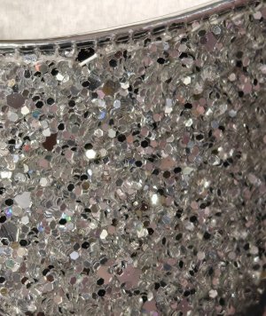 画像4: [ニュースソース][news]シルバー・ピンクゴールド・ブラック・アンクルストラップ・ラメ・グリッター・ラインストーンチャーム・厚底・16cmヒール・サンダル[即日発送]